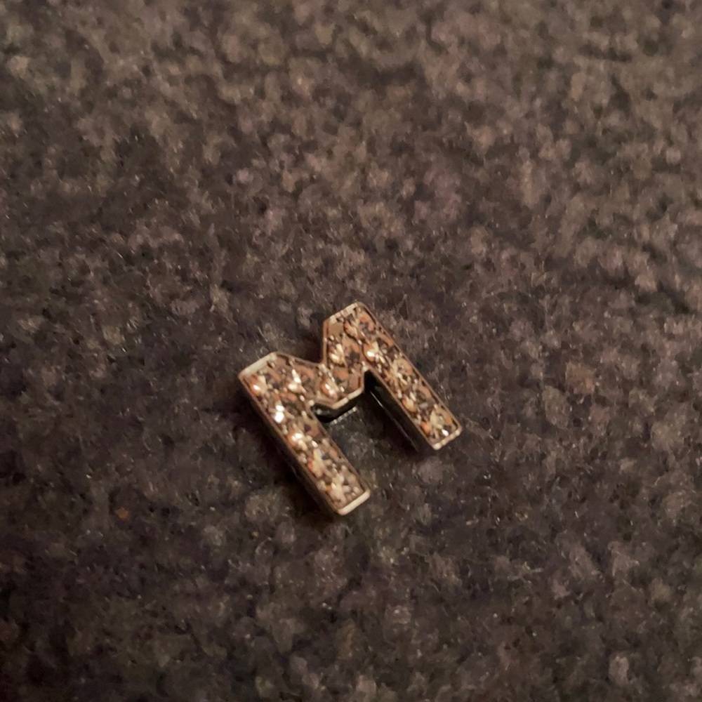 “M” Charm Crystals
